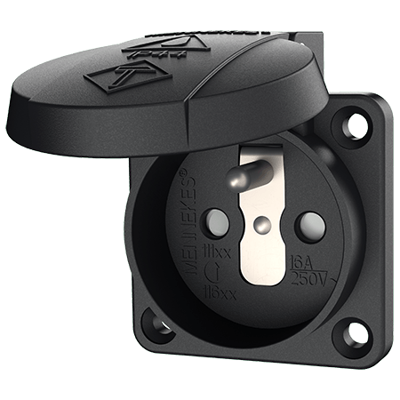 MENNEKES 230V 16A 面板式接地型插座 11182 产品图