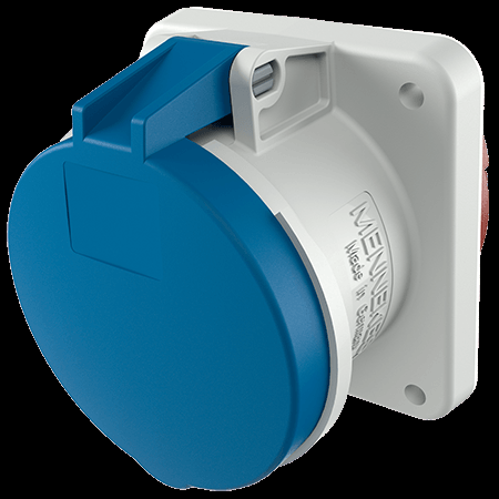 MENNEKES 230V 63A 4P+N+PE 工业插座 1247A 产品图