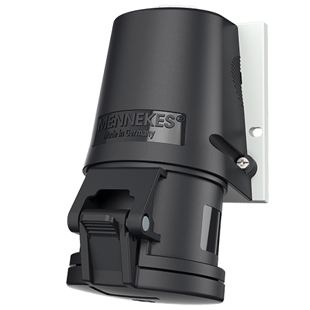 MENNEKES 带 TwinCONTACT 双接线端子的明装插座 1349 1349（32A 500V 4极 IP44）产品图