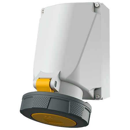 MENNEKES 110V 63A 5P 明装插座 134A（63A 110V 5极 IP67）产品图
