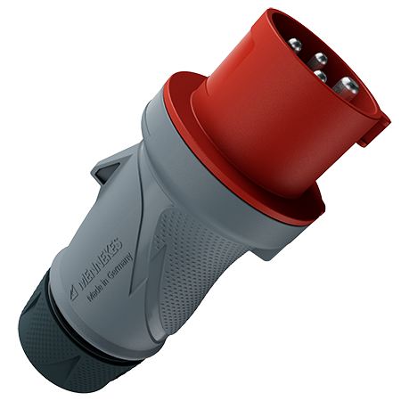 MENNEKES 440-460V 16A 4P 特殊型号插头 13595 产品图