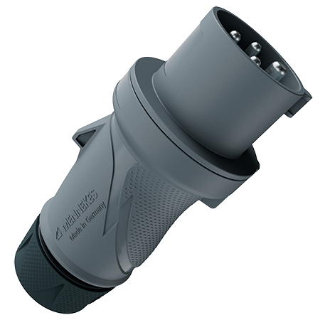 MENNEKES 440-460V 32A 4P 特殊型号插头 13607 产品图