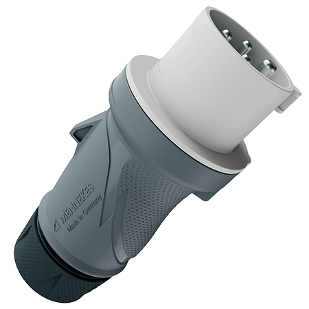 MENNEKES 50-500V 32A 4P 特殊型号插头 13608 产品图