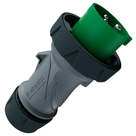 MENNEKES 带 ErgoCONTACT 的插头 PowerTOP® Xtra R 13634 13634（16A 50-500V 3极 IP67, IP69）产品图