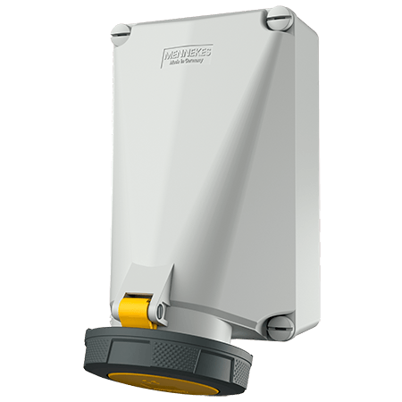 MENNEKES 110V 125A 4P 明装插座 137（125A 110V 4极）产品图