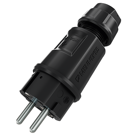 MENNEKES 230V 16A 2P SCHUKO® 插头 152072 产品图