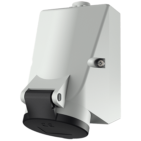 MENNEKES 600-690V 16A 5P 明装插座 2766A 产品图