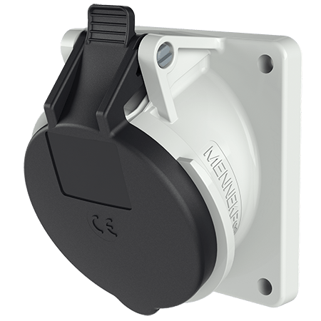 MENNEKES 带 TwinCONTACT 双接线端子的面板式插座 3049 3049（16A 500V 4极 IP44）产品图