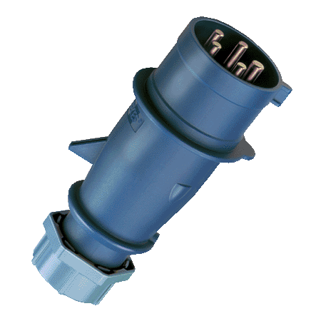 MENNEKES 230V 32A 5P 相位转换插头 321（32A 230V 5极）产品图