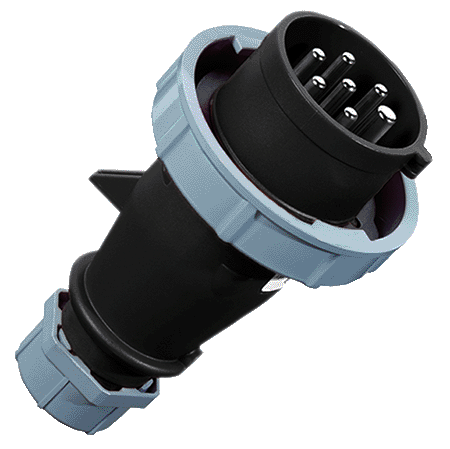 MENNEKES AM-TOP 插头 3913 3913（16A 500V 7极 IP67）产品图