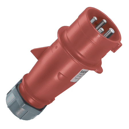 MENNEKES AM-TOP 相位转换装置插头 397 397（32A 400V 4极 IP44）产品图