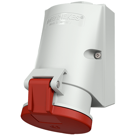 MENNEKES 带 TwinCONTACT 双接线端子的明装插座 421 421（32A 400V 4极 IP44）产品图
