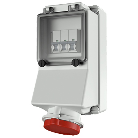 MENNEKES 400V 32A 4P 明装插座 5014 产品图