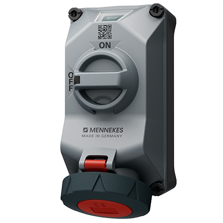 MENNEKES 400V 32A 4P 明装插座 5814406T 产品图