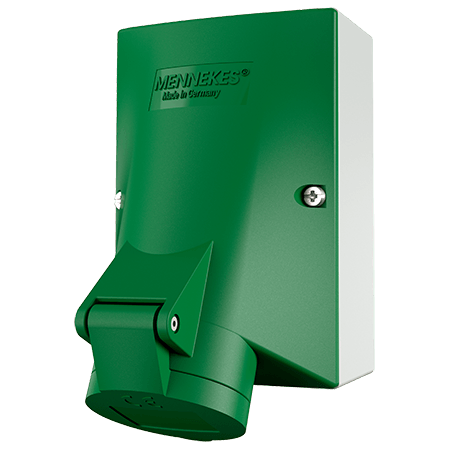 MENNEKES 20-25V/40-50V 32A 3P 明装插座 599 产品图