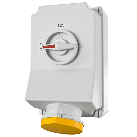 MENNEKES 110V 63A 3P 明装插座 6569（63A 110V 3极）产品图
