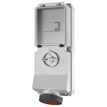 MENNEKES 400V 63A 5P+N+PE 工业插座 7251 产品图