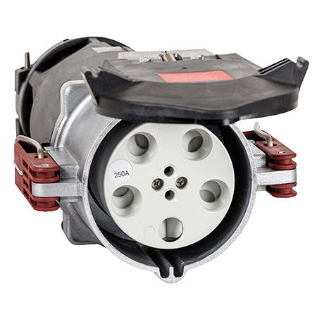 MENNEKES 400V 250A 3P+N+PE 大电流连接器 75076 产品图