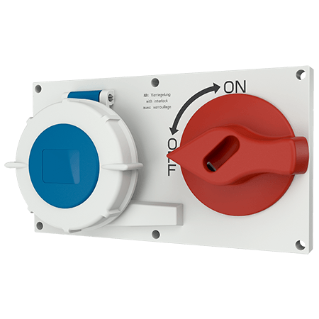 MENNEKES 230V 16A 3P 工业插座 7521（16A 230V 3极 IP67）产品图