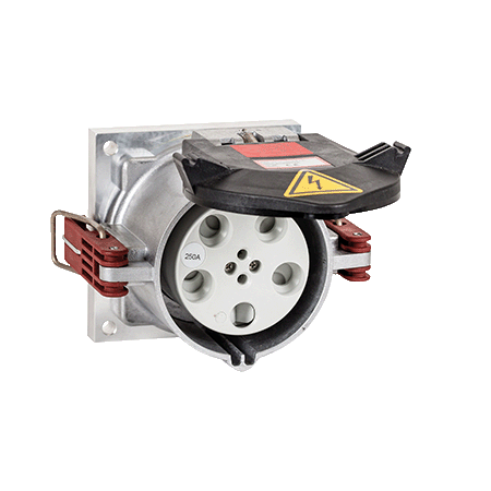 MENNEKES 400V 250A 3P+N+PE 大电流附加直式插座 75323 产品图
