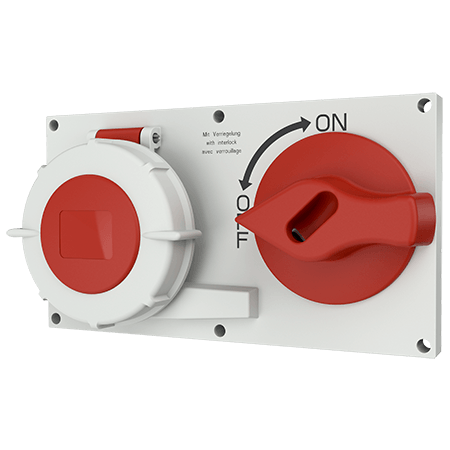 MENNEKES 400V 32A 4P 附加插座 7534（32A 400V 4极 IP67）产品图