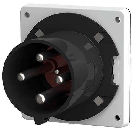 MENNEKES 500V 63A 4P 装置插头 824（63A 500V 4极 IP44）产品图