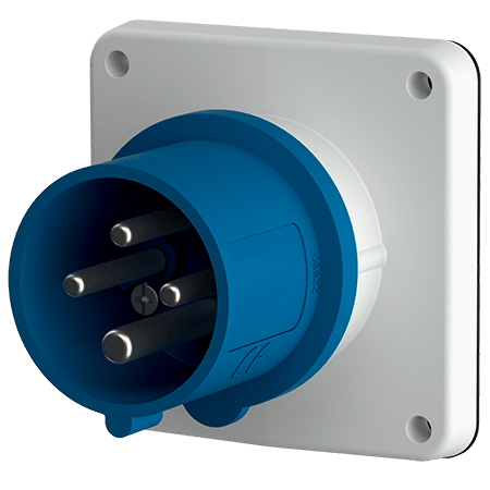 MENNEKES 230V 16A 4P 装置插头 837（16A 230V 4极 IP44）产品图
