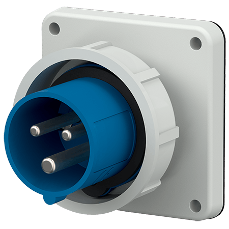 MENNEKES 230V 32A 4P 装置插头 840（32A 230V 4极 IP67）产品图