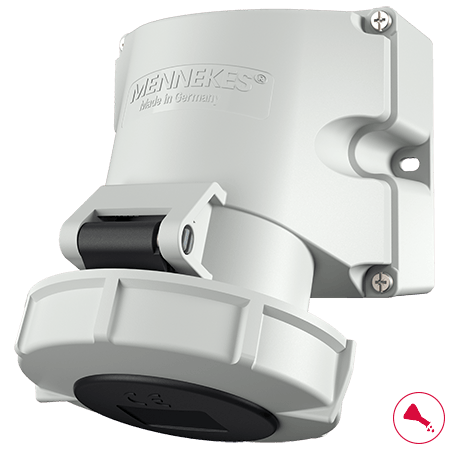 MENNEKES 500V 32A 4P 明装插座 9173 产品图