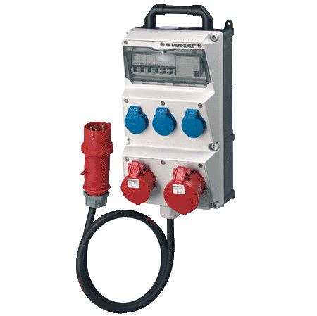MENNEKES AMAXX® 组合插座装置 带有A型剩余电流动作保护器 930025 930025（）产品图