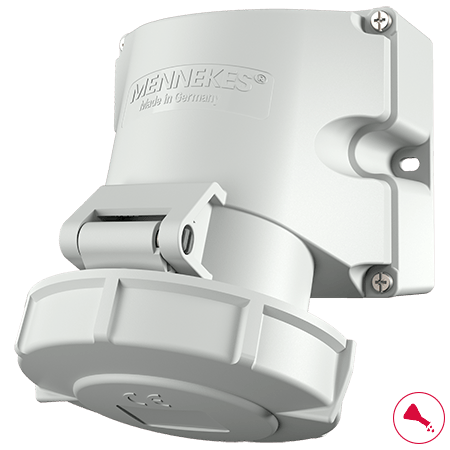 MENNEKES 50V 16A 3P 工业插座 9303（16A 50V 3极 IP67）产品图