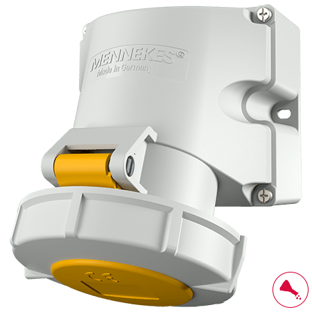 MENNEKES 110V 32A 3P 明装插座 9350 产品图