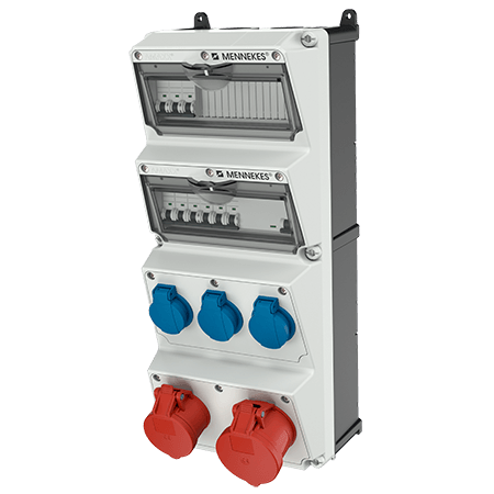 MENNEKES AMAXX® 组合插座装置 带有A型剩余电流动作保护器 940005 940005（40A）产品图