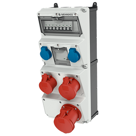 MENNEKES 壁挂式，AMAXX® 带有A型剩余电流动作保护器 940010 940010（63A）产品图