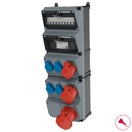 MENNEKES AMAXX® 组合插座装置 带有A型剩余电流动作保护器 950041 950041 产品图