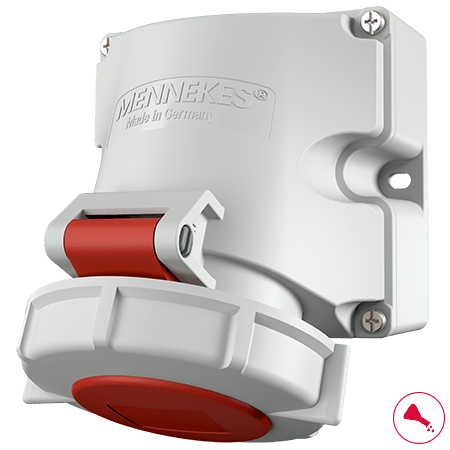 MENNEKES 400V 16A 7P 明装插座 9531 产品图