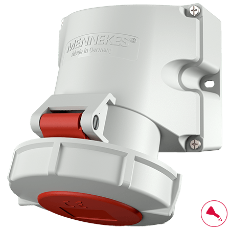 MENNEKES 400V 32A 7P 工业插座 9591（32A 400V 7极 IP67）产品图