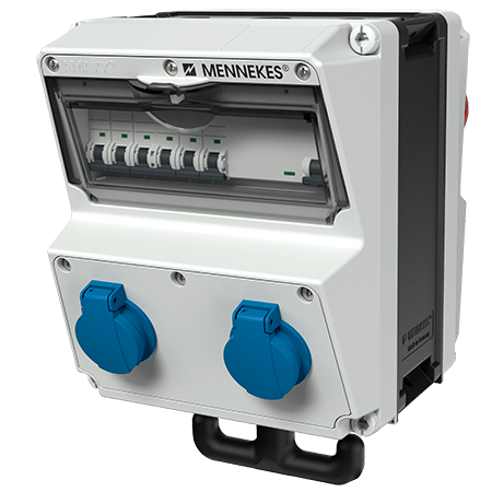 MENNEKES AMAXX® 组合插座装置 带有A型剩余电流动作保护器 970001 970001（40A）产品图