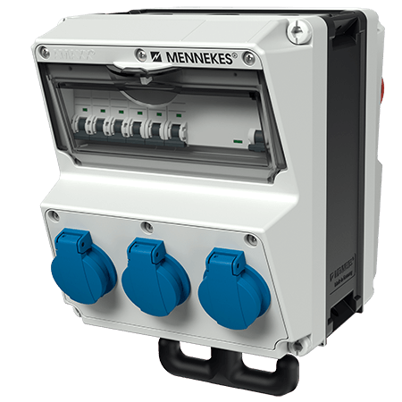 MENNEKES AMAXX® 组合插座装置 带有A型剩余电流动作保护器 970005 970005（32A）产品图